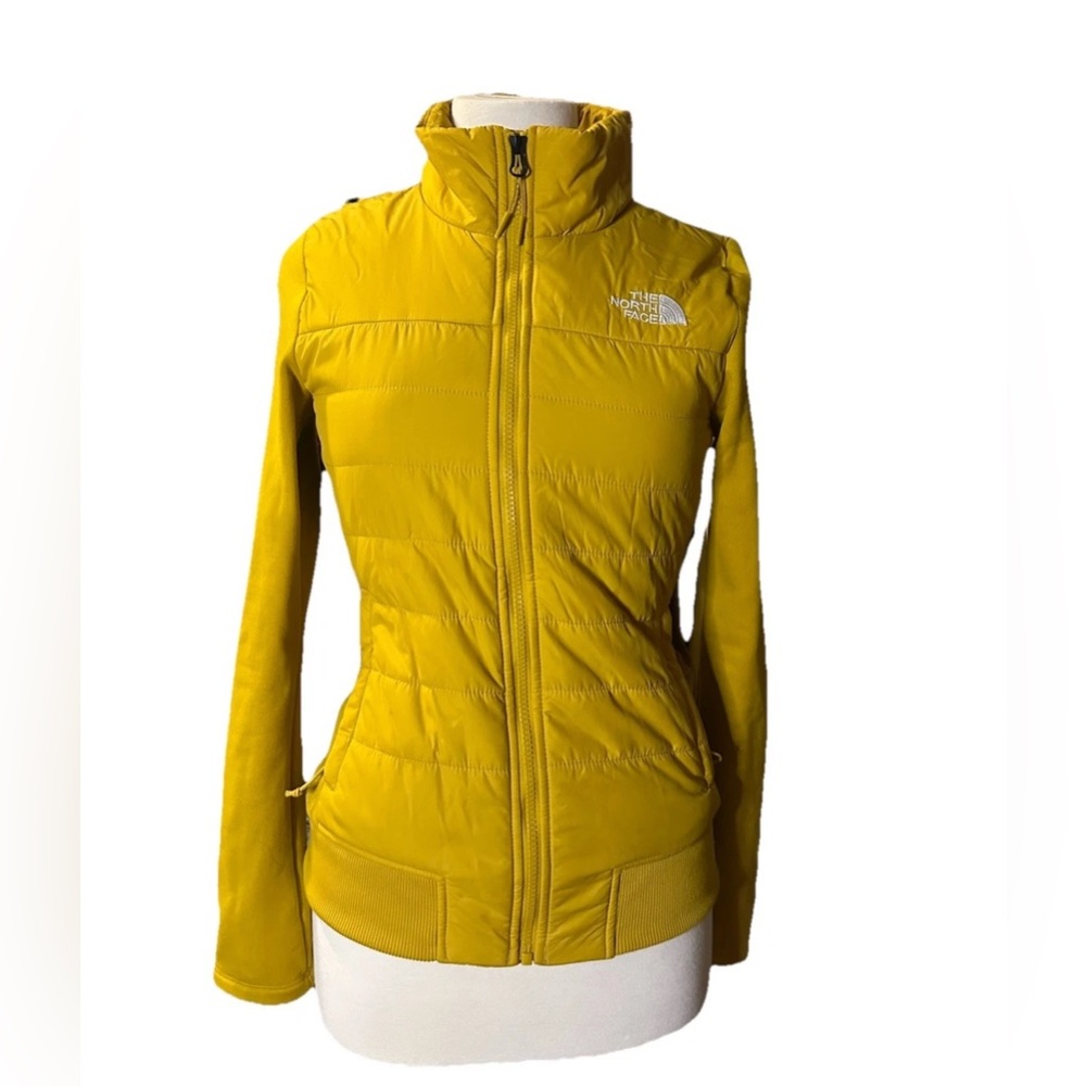 North Face Women’s Small Mash Up Insulated Jacket Yellow Spot Marigold Mustard